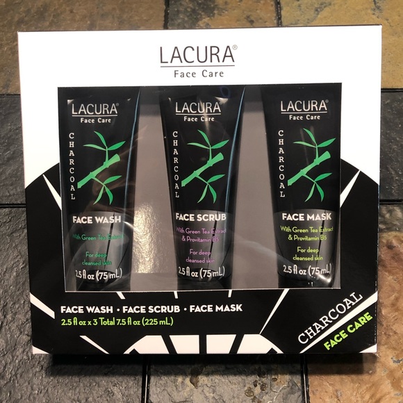Lacura Other - NIB!! Lacura Charcoal Face Care Set NICE!